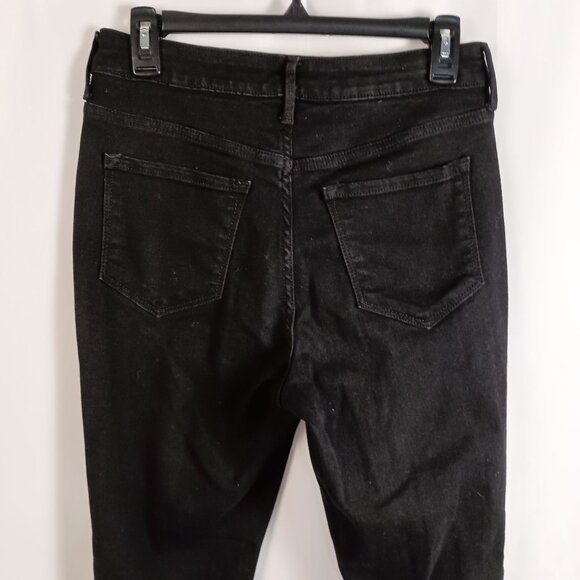 Old Navy Rockstar Super Skinny High Rise Black Jeans Size 8 Women’s Slim Fit - Picture 6 of 6